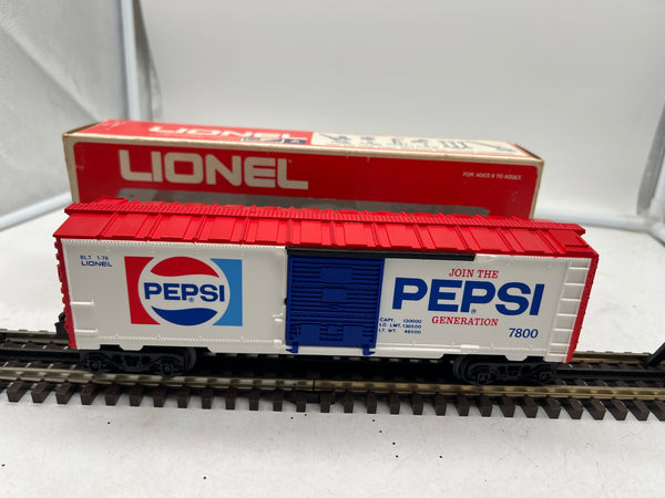 Lionel 6-7800 Pepsi boxcar "Join the Pepsi Generation" O scale Like New