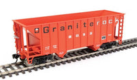 Walthers 910-56609 34' 100-Ton 2-Bay Hopper - Ready to Run -- Granite Rock GRCX #1825 HO SCALE NEW
