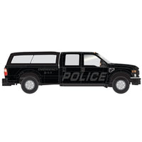 Atlas 35000009 FORD F-350 CREW CAB PICKUP TRUCK [BLACK "STEALTH" POLICE W/CAP] Vehicle HO SCALE NEW