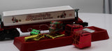 Lionel 6-29809 Christmas Dump Car with Presents O SCALE Used Excellent red dump bin