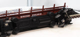 MTH 30-7648 WESTERN MARYLAND Log Dump Car RailKing O Scale Like New