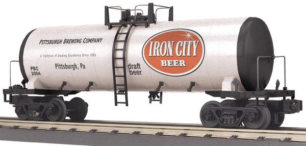 MTH Railking 30-73135 Pittsburgh Brewing Company Iron City Tank Car  O SCALE Used Excellent