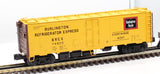 Lionel 6-17339 Burlington Refrigerator Express Steel-sided Refrigerator Car #74825 O SCALE NEW