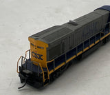 Atlas 49754 CSX B23-7 Locomotive Blue/Yellow/Grey N Scale Used Excellent Damaged Box