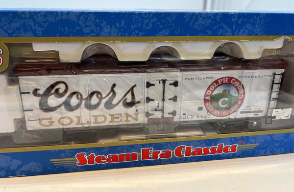 Atlas 8141-8 Coors Golden Beer 40' Wood Reefer Car #5425 3 Rail. O SCALE NEW