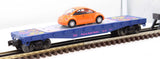 Lionel 6-19444 PEACE AUTO SALES Flatcar with Volkswagen Bug O Scale Like New