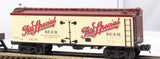 MTH Premier 20-94313 Fort Pitt Brewing 36' Woodsided Reefer Car O SCALE (2 steps broken off one side) Used