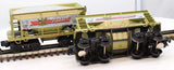 K-Line K-6736 Michelob Light Ore Cars 2 Car set O Scale Like New