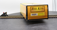 MTH Railking 30-7647 Auto Transportation Flat Car w/Ertl 1950 Panel Truck Color TBD O SCALE Like New