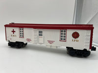 Lionel  6-19693 Lionelville Fire Department LFD EMS medical unit tool car O SCALE Like New