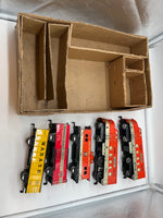 MARX 9500 SOUTHERN PACIFIC SP DIESEL TYPE TRAIN SET O SCALE Used Excellent Damaged Box As Is