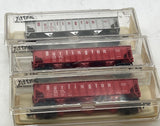 Atlas 3261 3262 3280 Burlington Hoppers (Set of 3) N SCALE Like New