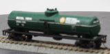 Walthers 931-1441 BC Rail Tank Car WalthersTrainline green, yellow, white HO Scale Like New