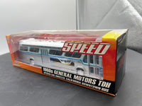 Greenlight 86544 speed 1960's General Motors Santa Monica Los Angeles CA downtown transit bus #2525 1/43 O SCALE NEW