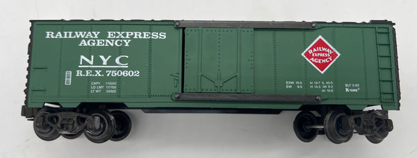 K-Line K7506027 NYC Railway Express Agency REA reefer car O SCALE Used Excellent