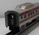 MTH 30-6121 SANTA FE O-27 Streamlined Vista Dome Car RailKing O Scale Used Excellent