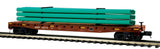 MTH Premier 20-98942 BNSF Flat Car w/Pipe Load 588182 O SCALE NEW
