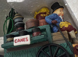 Dept 56 58392 Chelsea Market Hat Monger and Cart Dickens Village   Used Excellent