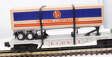 Lionel 6-16924 64240 Lionel Corp. Trailer on Flatcar O Scale Used