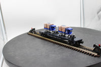 MTH Rail King 30-76115 O Scale Richmond Fredericksburg & Potomac Flat Car with 1926 USPS Delivery trucks O SCALE NEW