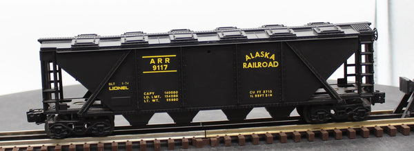 Lionel 6-9117 Alaska Railroad Covered Quad Hopper 9117 O SCALE Like New