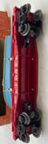 Lionel Postwar 6801 Flat Car w/Boat BLUE O SCALE Used Damaged Box