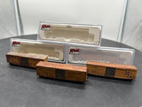 Atlas Set of 3 Railbox Boxcars Weathered N SCALE WEATHERED AS IS Used Excellent
