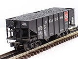 MTH Premier 20-97292 Reading 2-Bay Fish Belly Hopper Car With Coal Load O SCALE Like New