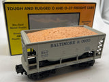 MTH Railking 30-7518 Baltimore & Ohio Ore Car w/coal load - B&O Gray body with blue lettering O SCALE Used Excellent