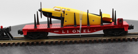Lionel 6-19487 Lionel Lines O27 Flat Car w/ Beechcraft Bonaza Airplane #6800 O SCALE NEW