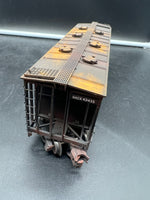 Atlas 6355-2 Firestone GATX Airslide Covered Hopper 43435 3 Rail Used O SCALE AS IS  WEATHERED