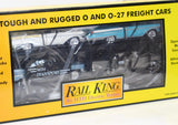 MTH Railking 30-7676 MTH Transport Auto Carrier Flat Car O SCALE Like New