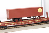 S-HelperService, Inc. The Showcase Line 00182 PRR Flat Car and Trailer S SCALE Like New