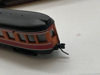 Con-Cor Southern Pacific SP Daylight Passenger Car Set (5 cars) w/ Upgraded Couplers N SCALE Used Excellent No Box