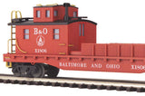 MTH 20-98295, 20-98299 Baltimore & Ohio Crane Car and Crane Tender (Set of 2) O Scale Used Excellent