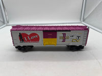 Lionel 6-19951, I love Massachusetts box car, 1998 O SCALE Like New