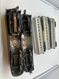 Marx Postwar 1095 Passenger set with 2 E7 AA Diesels (1 Pwd 1 nonpwd), 2 3152 coaches, 3197 observation car O SCALE Used as is No Box