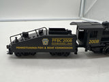 Bachmann 50631-SE Special Edition Pennsylvania Fish & Boat Commission 2008 0-6-0 Steam Locomotive DC HO SCALE Like New