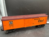 Lionel 6-5715 Santa Fe SF woodside reefer O SCALE Like New