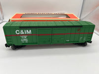 Lionel 6-17207 Chicago and Illinois Midland C&IM double door boxcar O SCALE Like New