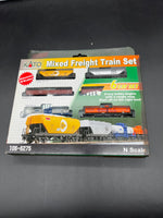 Kato 106-6275 Mixed Freight Train Set 6 Car Set N scale EX