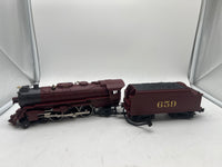 Lionel 6-38657 CHICAGO ALTON LIMITED PACIFIC #659 O SCALE Like New