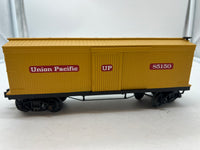 MTH Railking 30-74141 Union Pacific 34' Woodsided Box Car - 19th Century #85150. O SCALE Like New