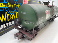 Weaver U1334LD Sinclair Oils 9132 40' Tank Car 3 RL O SCALE WEATHERED AS IS Like New