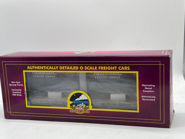 MTH Premier 20-3585e New York central NYC Pacemaker Flatcar w/ 2 pup trailers O SCALE NEW