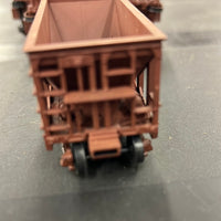 Set of 6 Brown ore cars Need Lettering and Couplers HO SCALE