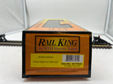 MTH Railking 30-75442 Norfolk Southern RailKing 4-Bay Hopper Car w/ Yellow EOTD O SCALE Like New