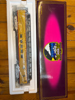 MTH Premier 20-6753 Union Pacific UP 70' ABS Full Length Vista Dome Passenger Car, Smooth As is O SCALE Like New