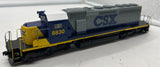 SCALETRAINS SXT10600 CSX TRANSPORTATION EMD SD40-2 DIESEL LOCOMOTIVE 8830 YN2 SCHEME DCC AND SOUND MISSING RAILS ONE SIDE (AS IS) HO SCALE Used Excellent