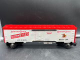 Lionel 6-9850  Budweiser beer billboard reefer O SCALE Used Excellent Damaged Box